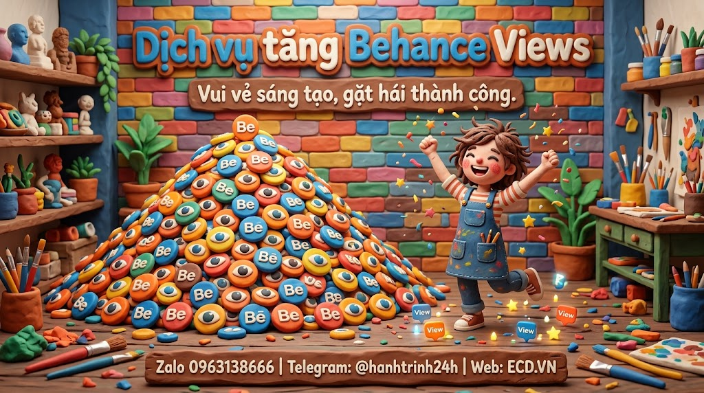 dịch vụ tăng behance views tự nhiên tăng engagement