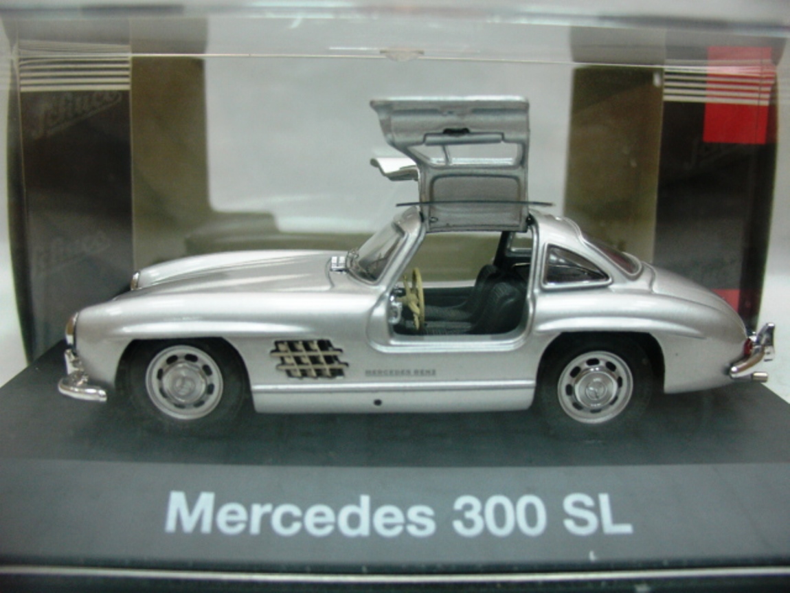 WOW EXTREMELY RARE Mercedes 300SL Gullwing 1954 Silver 1:43 WOW EXTREMELY RARE Mercedes 300SL Gullwing 1954 Silver 1:43