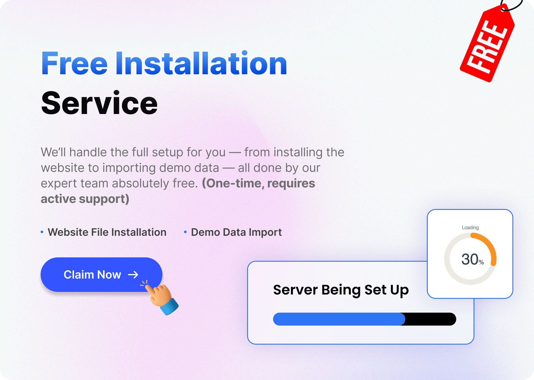 Free Installation