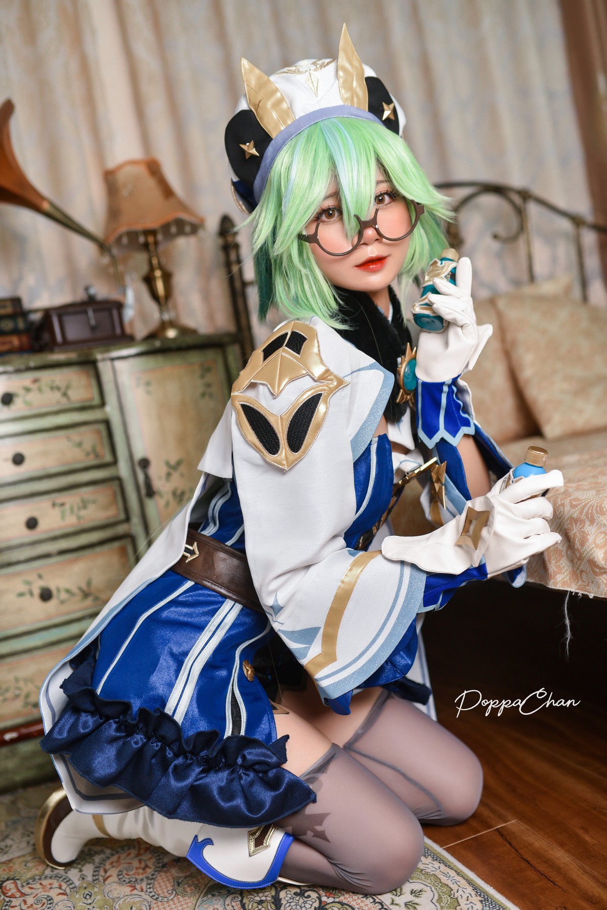 PoppaChan Sucrose Cosplay (Genshin Impact) – 29 Photos 14 Videos 163MB插图3