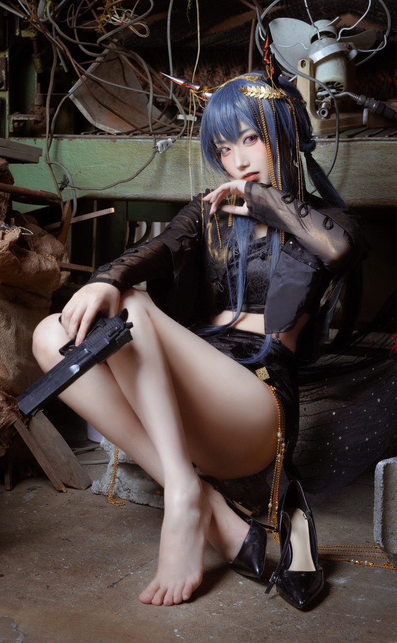 切切Celia 明日方舟 陈 音律联觉 Cosplay 写真 12P插图1