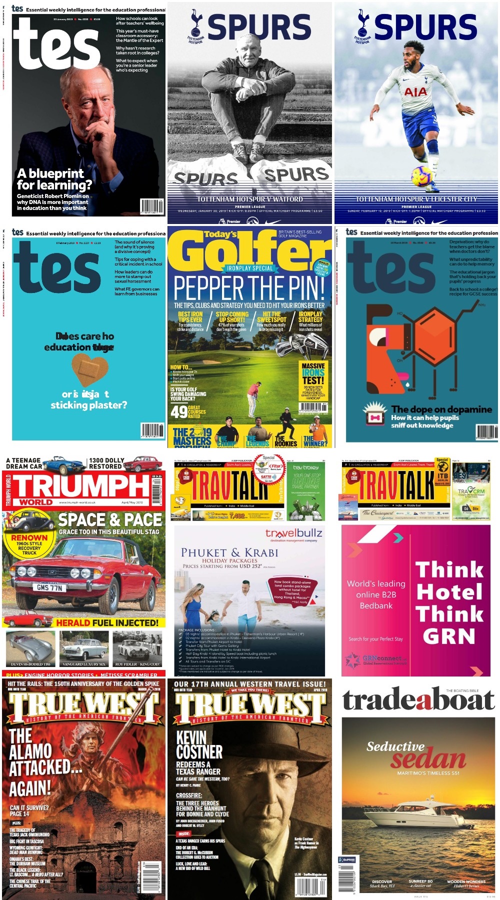 50 Assorted Magazines - March 25 2019 50 Assorted Magazines - March 25 2019