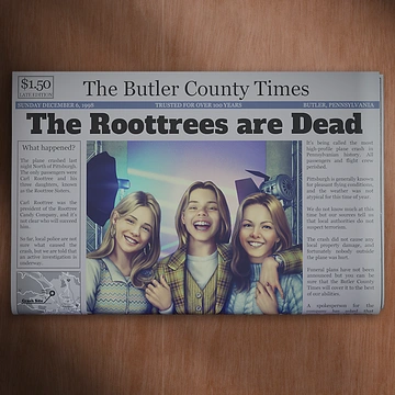 The Roottrees are Dead box art