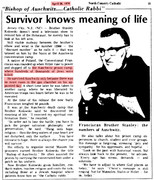 Jew Survived Because No Room Left