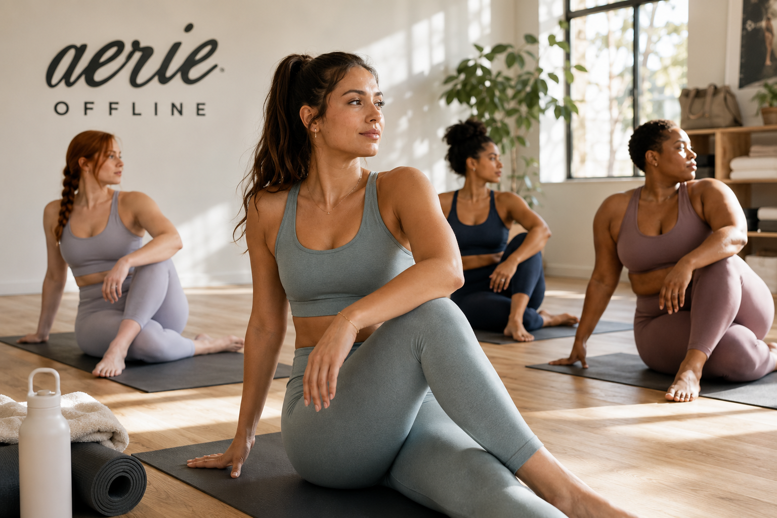 Aerie activewear and inclusive sizing lifestyle image