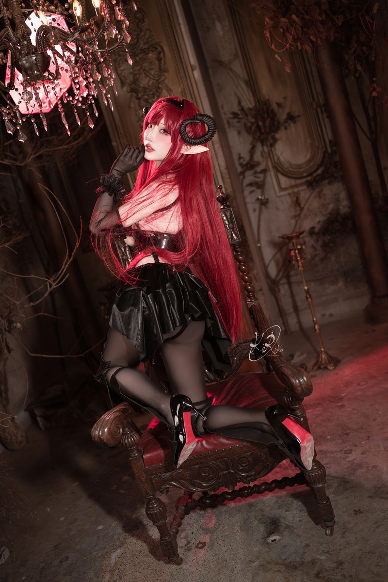 切切Celia 兴登堡 Hindenburg Cosplay Azur Lane 写真 38P插图6