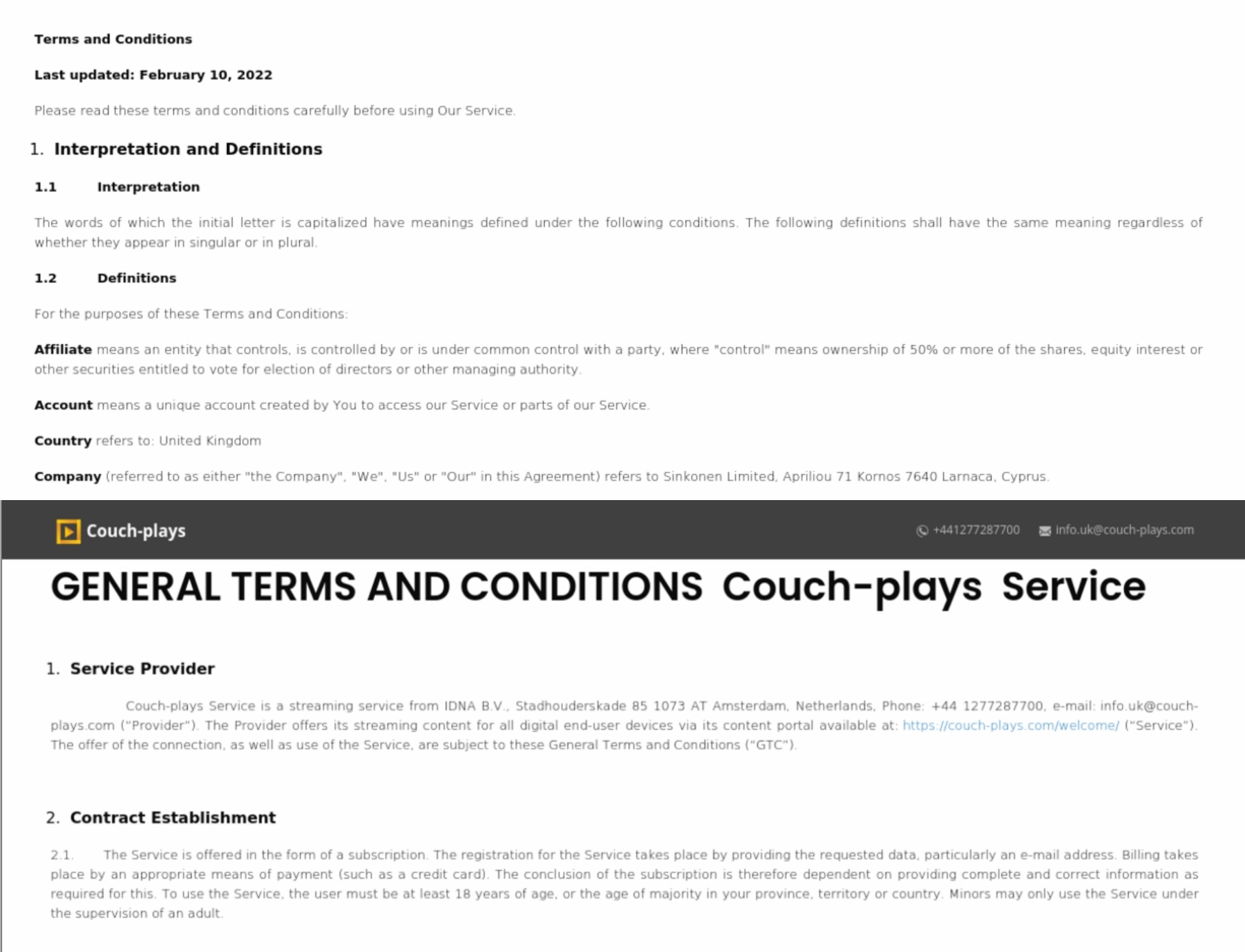 terms — Postimages