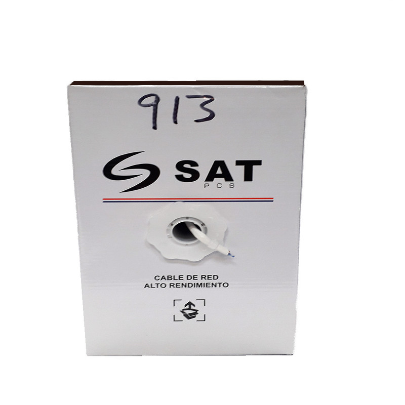 862-2-CABLE UTP SAT CAT6 PURO COBRE 0.57MM 305M INTER