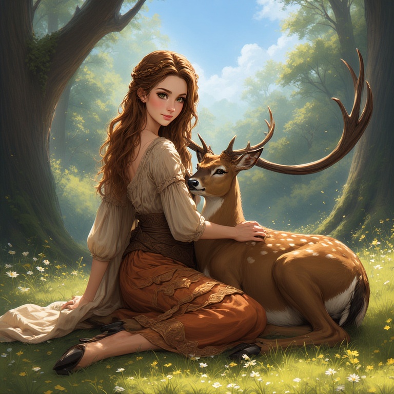 Diana-with-a-Stag-concept-art-8