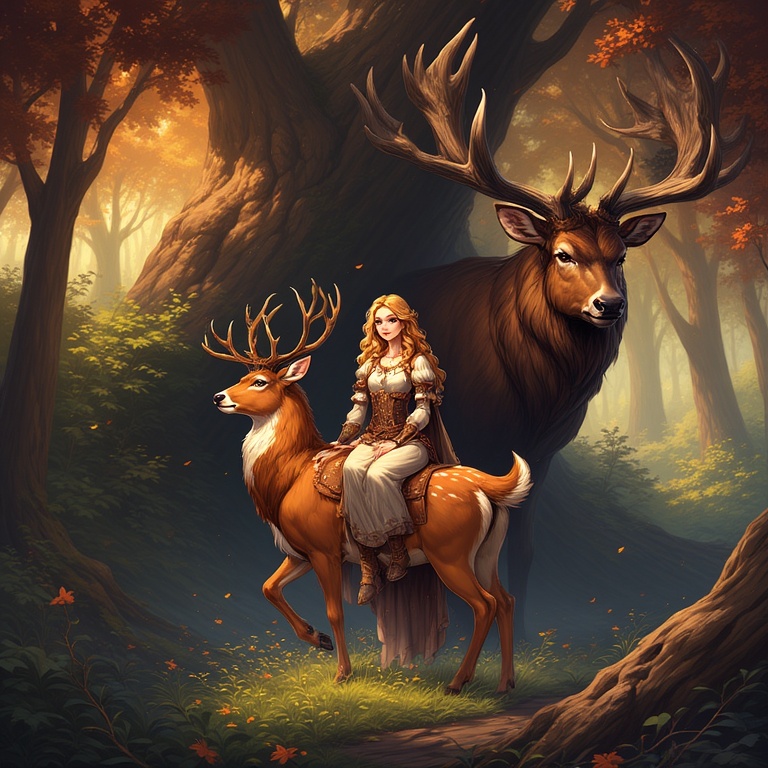 Diana-with-a-Stag-concept-art-4
