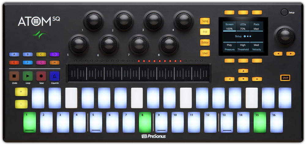 NEW! PreSonus ATOM SQ Hybrid MIDI Keyboard/Pad Performance and