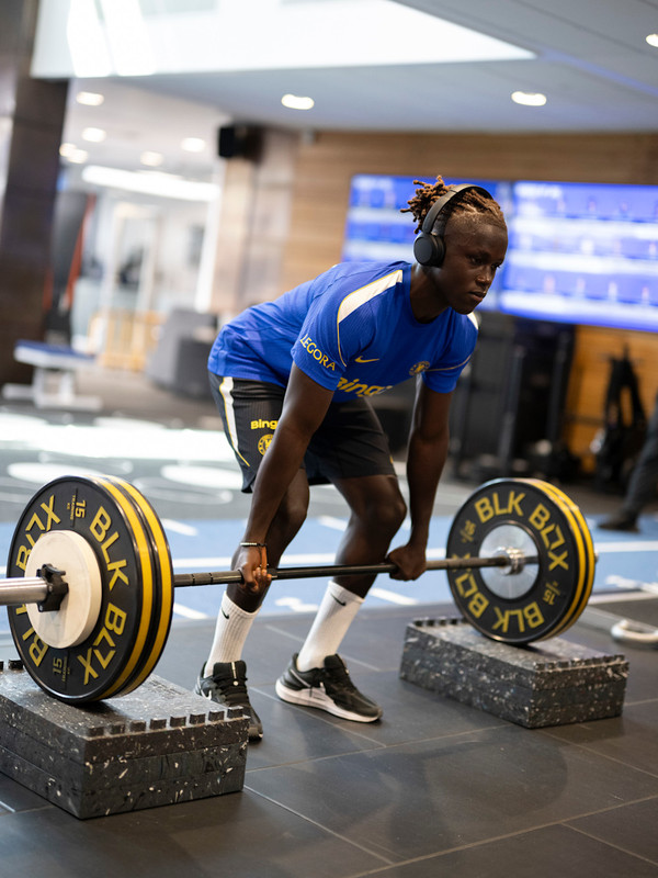 Getting to work on his first day at Cobham