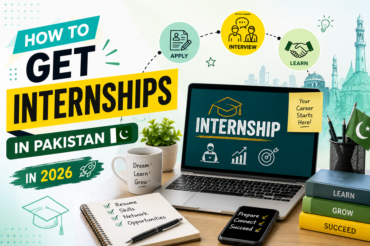 How to get internships in Pakistan in 2026