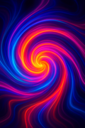 Abstract concept with vibrant colors