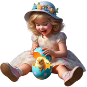 EasterGirl&Chick5AImadeByLoriM3-24