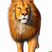DALL-E-Extremely-photorealistic-lion-White-background