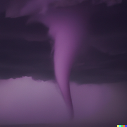 DALL-E-photo-of-a-purple-tornado