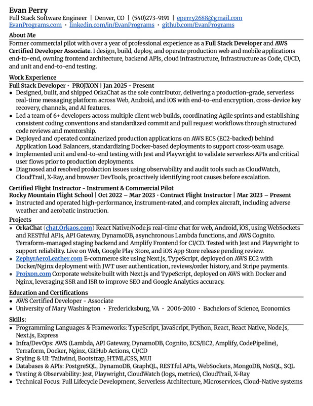 Copy of Copy of Evan Perry Resume page 0001