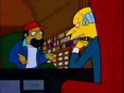 The Simpsons Mr Burns and spielbergo