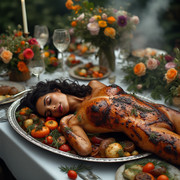 Garden wedding wom served Blackh 0 60