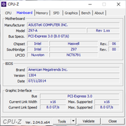 MB Z97A CPU Z