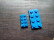 14. Here's an oddity- Mega Bloks made their own, tiny form factor for Legos.