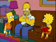 The Simpsons and homer has a one sided hatred of urkel from family matters