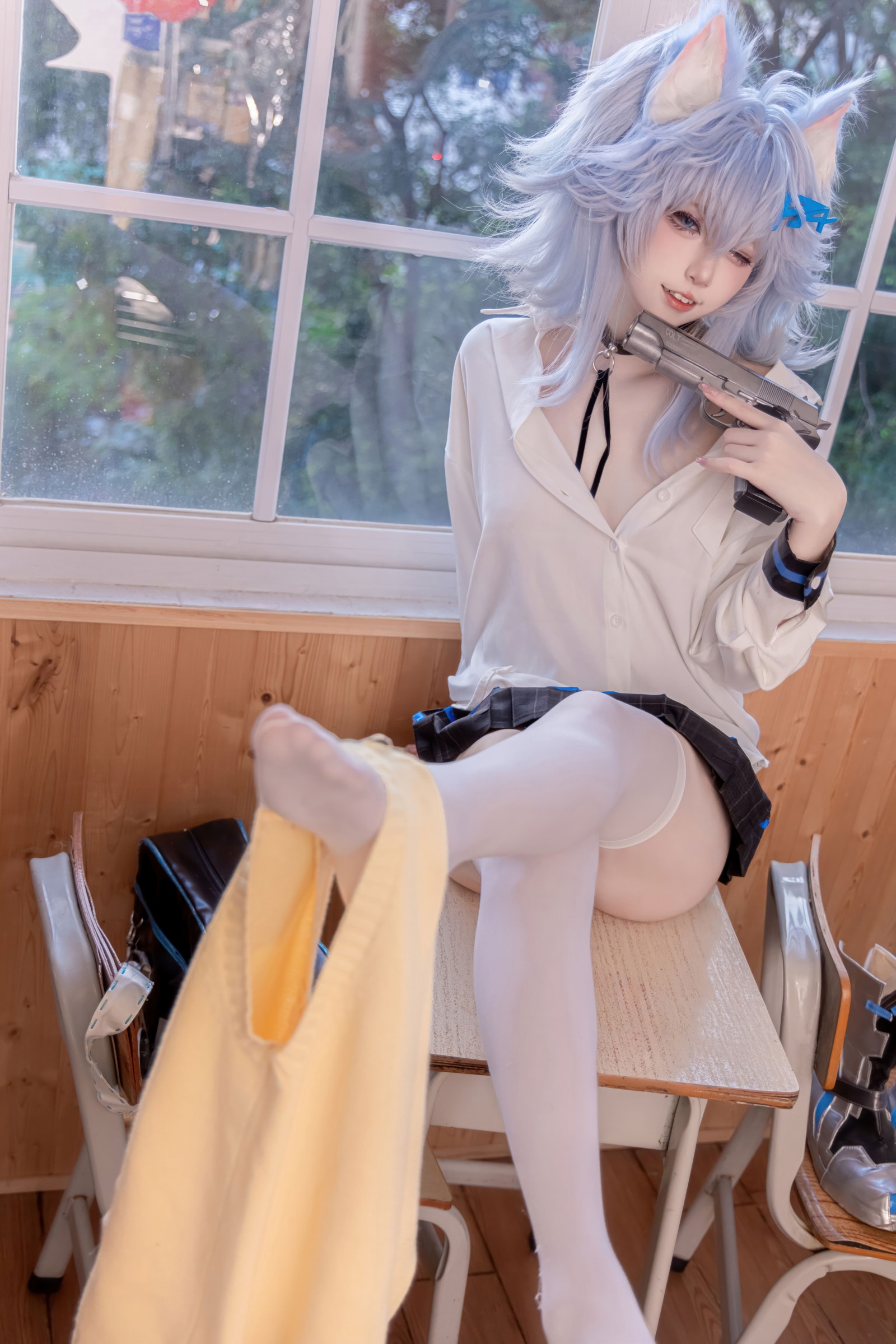 纸悦Etsu_ko《少女前线 PA-15》高校心跳物语 Cosplay 套图[51P-385M]插图3