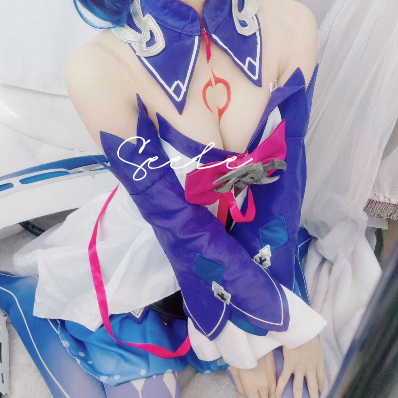 Seele麦麦希儿幻海梦蝶写真集｜梦幻蓝色系高清图集（168P-229.3M）插图3