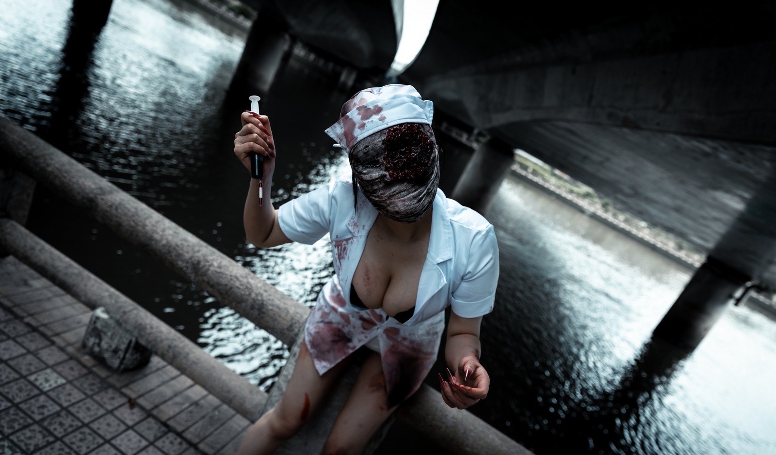 兔胖胖min – 寂静岭 丧尸护士 Cosplay 高清写真集（41P-249MB）恐怖题材插图6