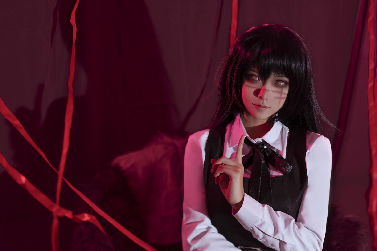 Seya-狮砸 – 电锯人 三鹰朝 Cosplay 高清写真（8P-65MB）插图2