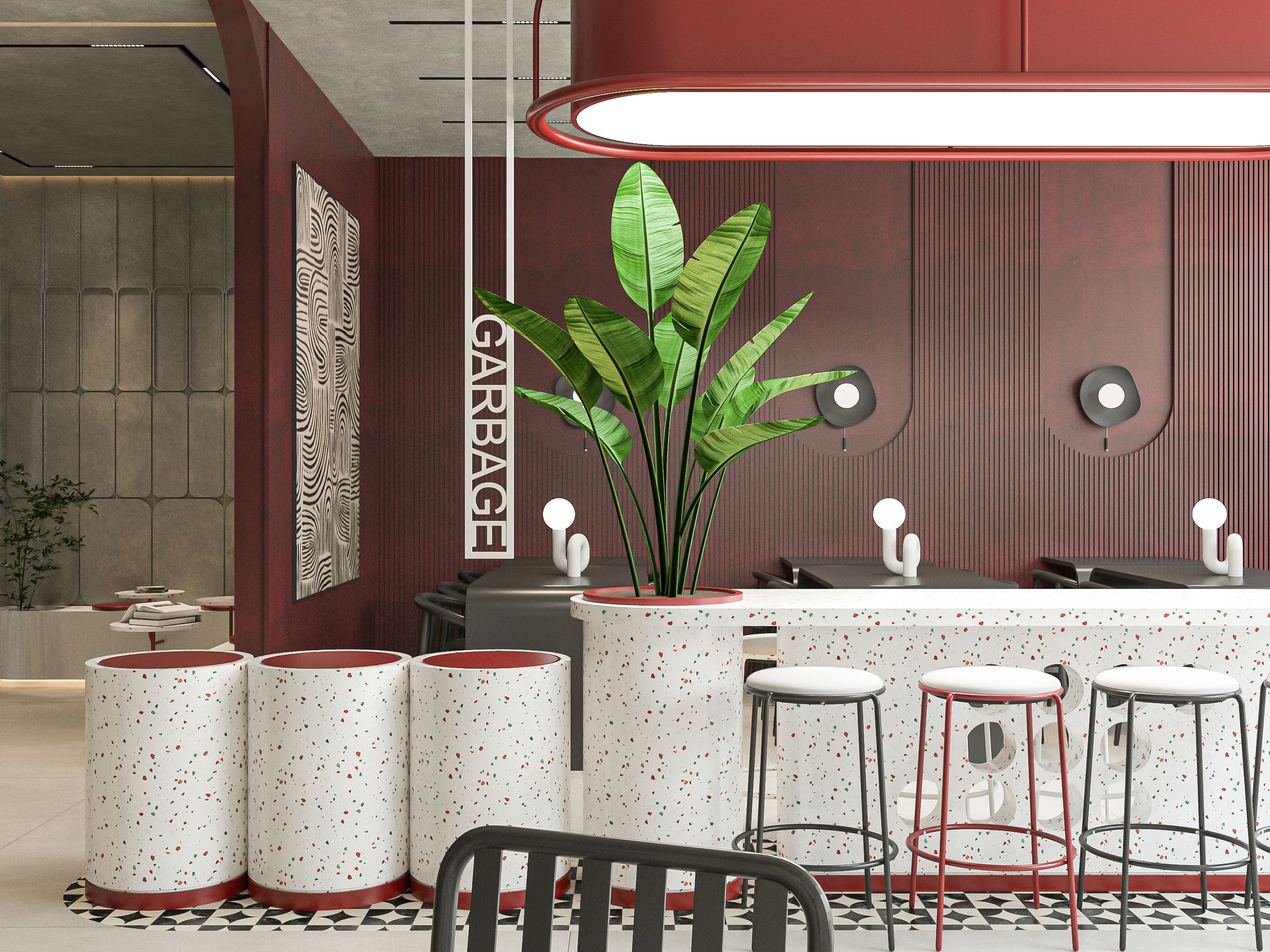 render of lighting design