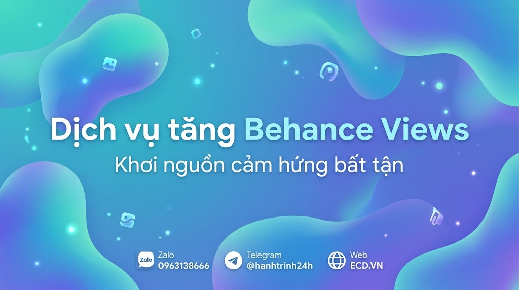 tăng behance views real behance pro
