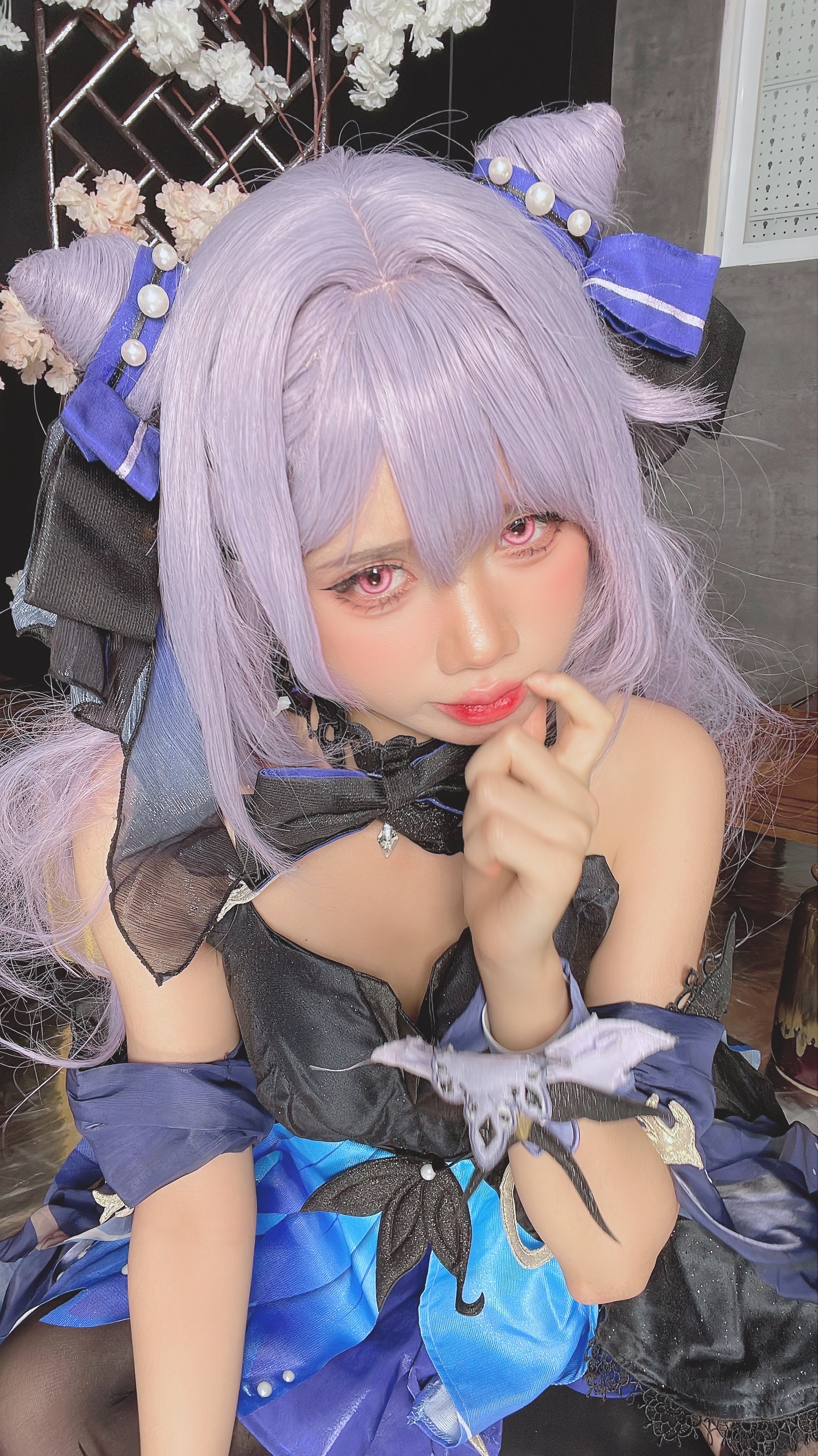 PoppaChan Keqing Cosplay (Genshin Impact) – 120 Photos 10 Videos 1.08GB插图4