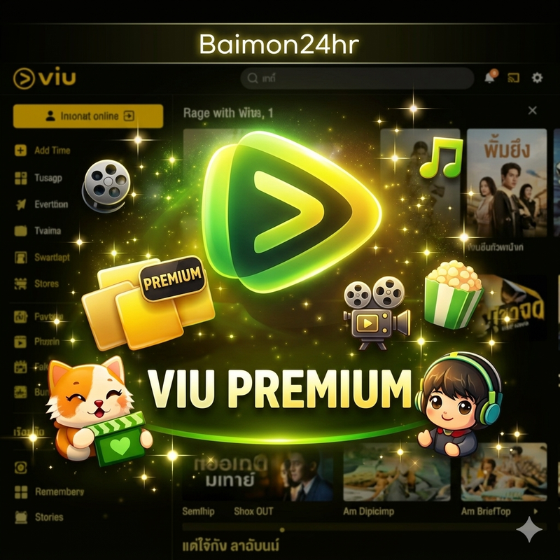 Viu 90 วัน ( จอส่วนตัว )  (สั่งได้09:00-22:00น.)