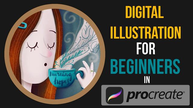 Digital Illustration For Beginners in Procreate - Illustrate a Motivational Coffee Mug Digital Illustration For Beginners in Procreate - Illustrate a Motivational Coffee Mug