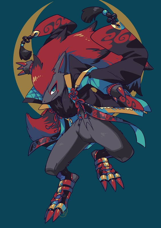 zoroark-pokemon-drawn-by-kamota-momokoma