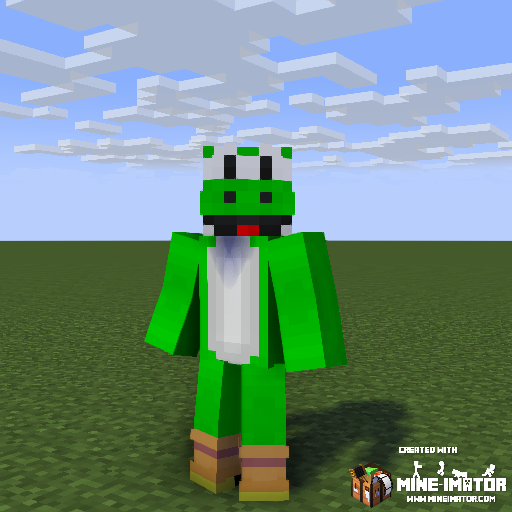 Yoshi's Shoes (Remastered) Minecraft Skin