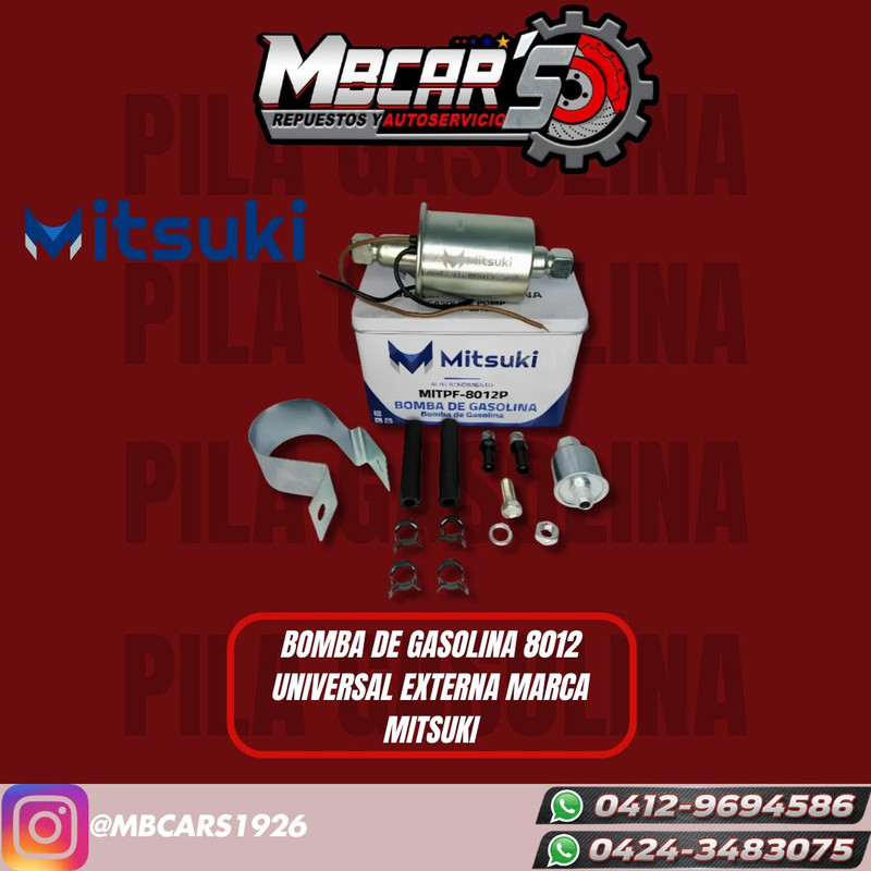 BOMBA DE GASOLINA UNIVERSAL EXTERNA 8012 