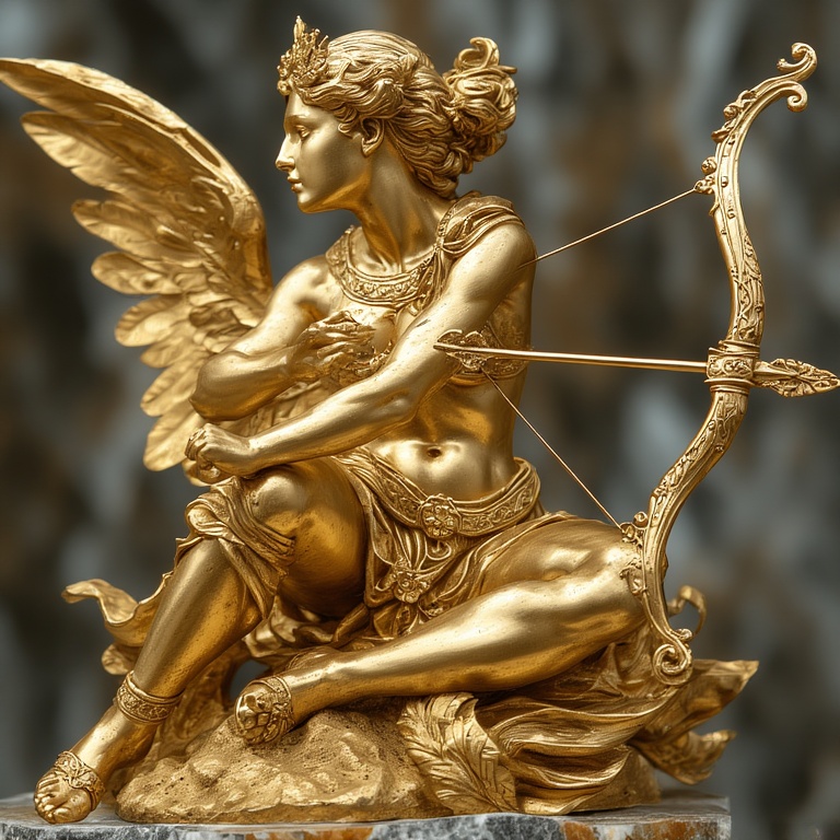A-Gold-sculpture-naked-full-bo