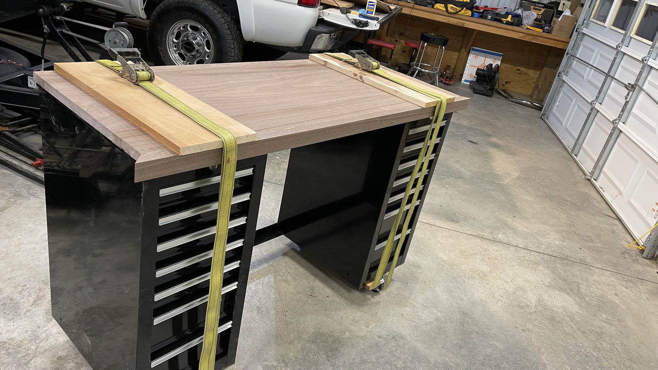 made a new workbench, and a shoe rack - The Garage Journal