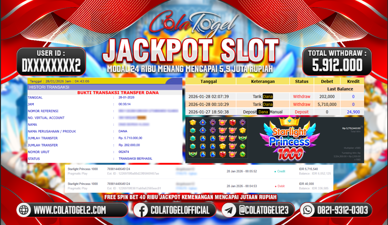 JACKPOT SLOT GACOR!!