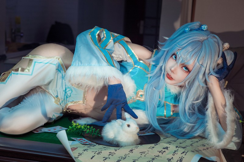 艾西Aiwest PA-15芙洛伦跃雪逢春Cosplay写真图集 高清美图合集 21P (128.7M)插图4