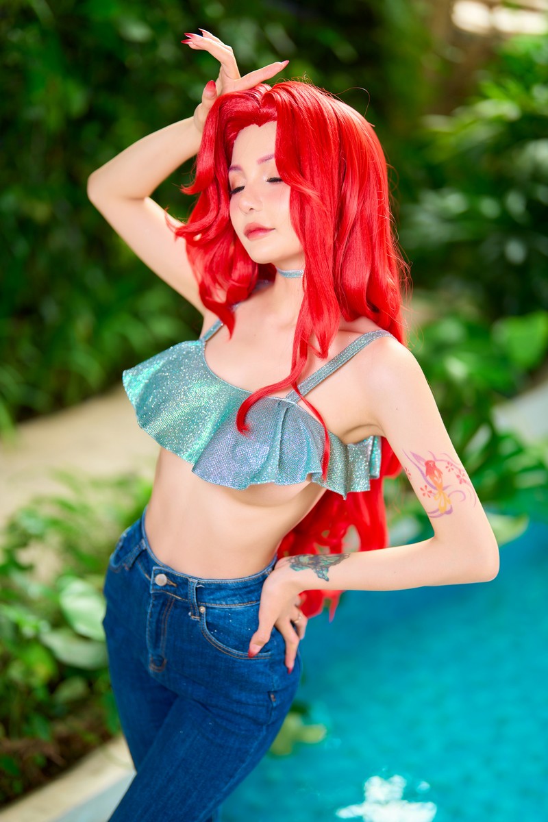 Joyce Lin2x Mermaid Chelsea Cosplay 写真 50P插图4
