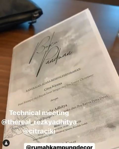 Tanggal Pernikahan Citra Kirana dan Rezky Aditya