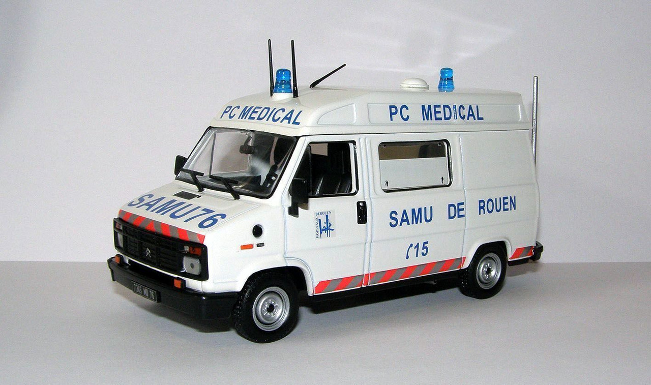 1981 Citroen C25E 1300 Ambulance by Heuliez (PCT for Atlas #7495 013) 1