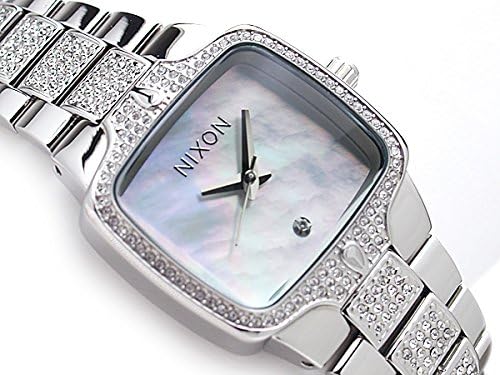 NIXON SMALL PLAYER Women's NXA300710 Mother-of-Pearl and Crystal
