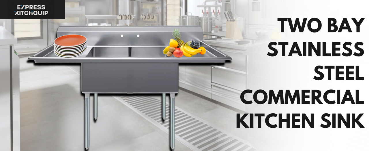 18″ X 18″ X 12″ With 18″ Left And Right Drainboards Two Compartment Stainless Steel Commercial Kitchen Prep Utility Sink Nsf B9eeb180 6890 4aec 8a1d 653d578c88a8.c71a7128eb800f60e2d135d14afec62f