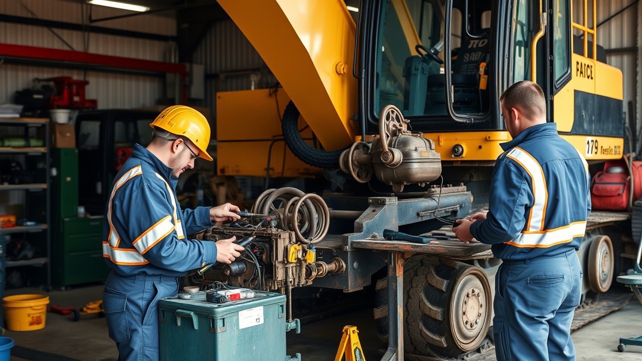 замена фильтров на спецтехнике