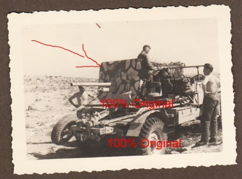 Beute Panzer Fahrzeug Lkw mit Geschütz Afrikakor